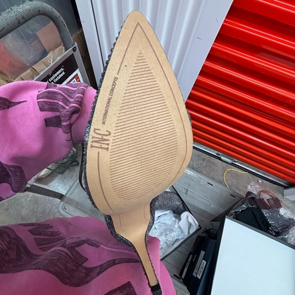 INC International Concepts Women's Glittery Silver Boots - Picture 8 of 16